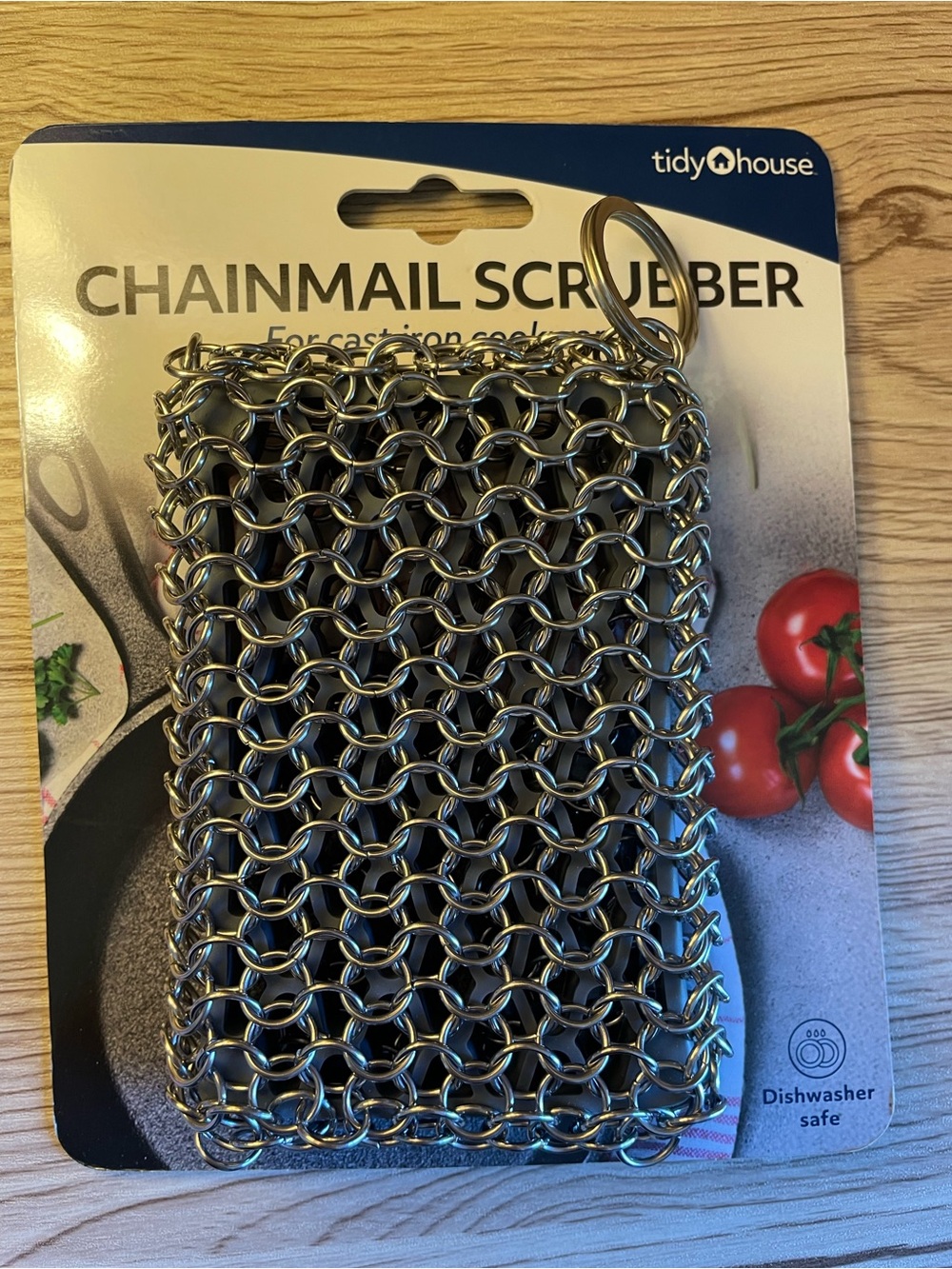 Chainmail Scrubber - Stainless Steel Silver Kitchen Scrubber